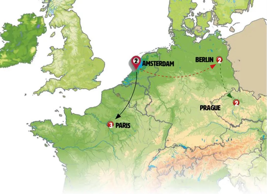 Amsterdam and Berlin (Ladies Tour)